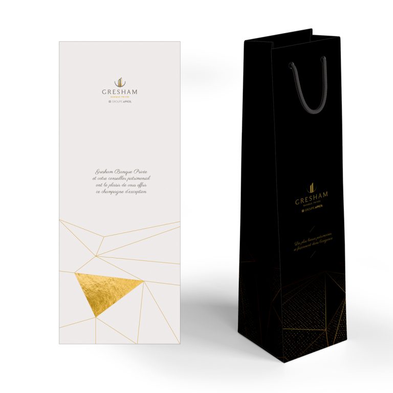GRESHAM | Carton et sac à champagne
