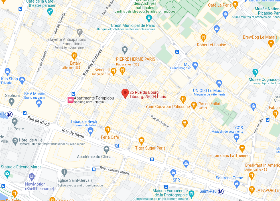 Carte google maps de localisation de l'agence Arobace