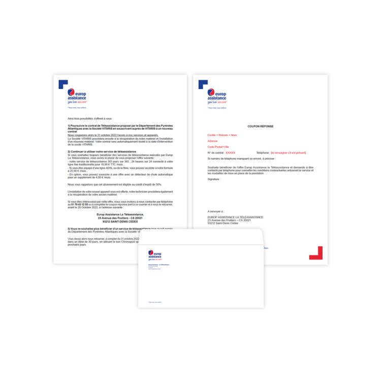Europ Assistance | Mailing résilisation de contrats