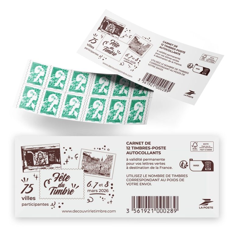 Philaposte | Couverture carnet de timbre