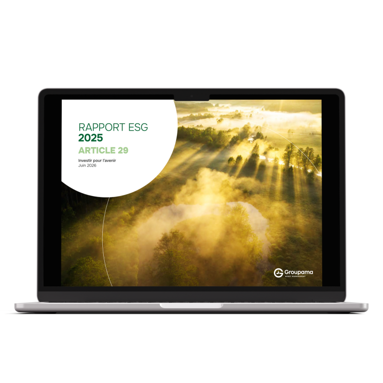 Groupama Asset Management | Conception et mise en page du Rapport ESG 2025 – Article 29